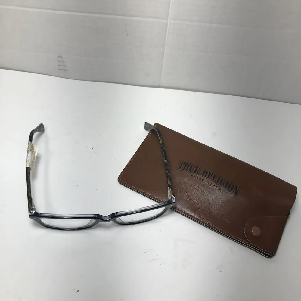 TRUE RELIGION Womens Full Rim Eyeglasses Frames 51-17-135 with case